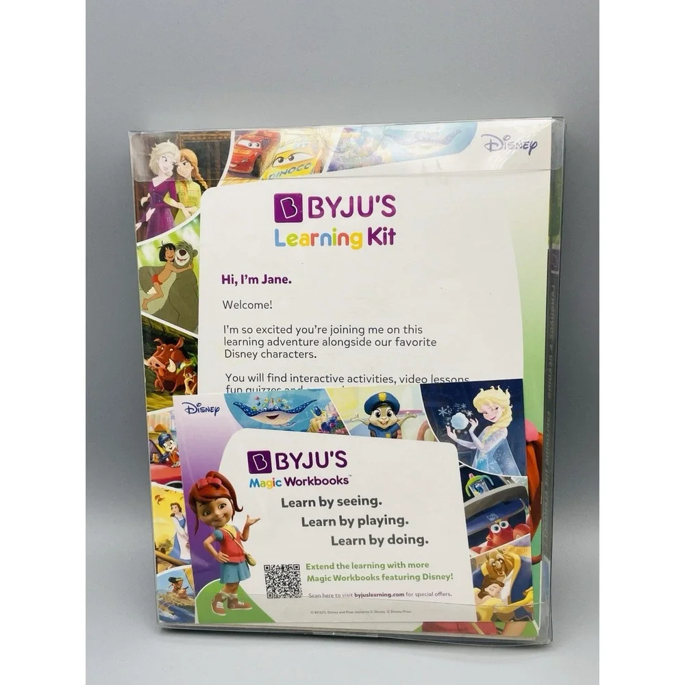 Byjus Disney Magic Workbook Pre-K Language Reading Exploring The Alphabet 1 v. 2
